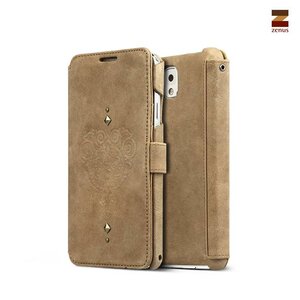 Zenus Galaxy Note 3 Prestige Retro Vintage Diary Series -Vintage Brown