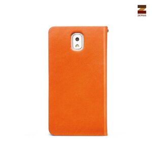 Zenus Galaxy Note 3 Prestige Signature Tag Diary Series -Orange