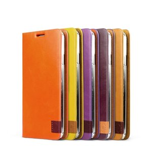 Zenus Galaxy Note 3 Prestige Signature Tag Diary Series -Orange