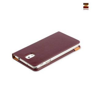 Zenus Galaxy Note 3 Prestige Signature Tag Diary Series -Wine