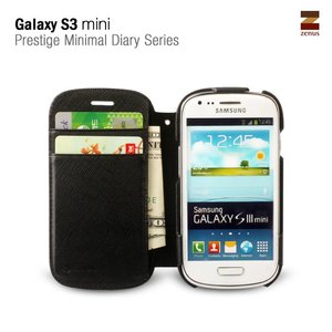 Zenus Galaxy S3 mini Prestige Minimal Dairy Zwart