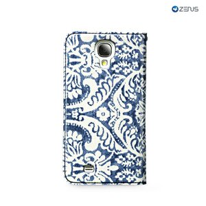 Zenus Galaxy S4 Denim Paisley Diary - Deep Blue