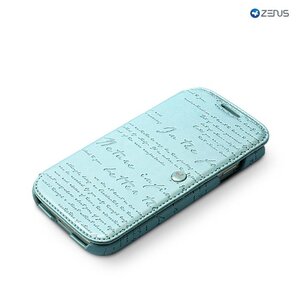 Zenus Galaxy S4 Masstige Lettering Diary - Blue