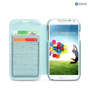 Zenus Galaxy S4 Masstige Lettering Diary - Blue