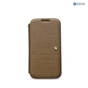 Zenus Galaxy S4 Masstige Lettering Diary - Bronze