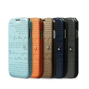 Zenus Galaxy S4 Masstige Lettering Diary - Charcoal Gray