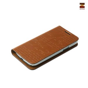 Zenus Galaxy S4 Mini Lettering Diary Series - Brown