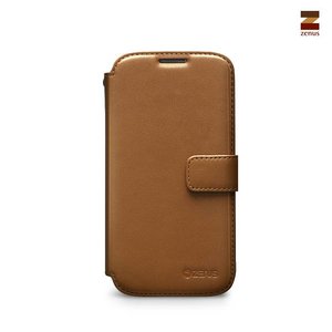 Zenus Galaxy S4 Prestige Heritage Diary Camel Bruin