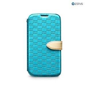Zenus Galaxy S4 Prestige Love Craft Diary Aqua Blauw