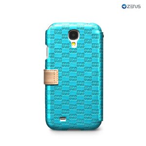 Zenus Galaxy S4 Prestige Love Craft Diary Aqua Blauw