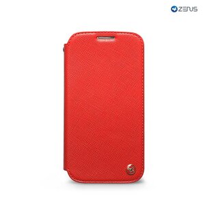 Zenus Galaxy S4 Prestige Minimal Diary Rood / Oranje