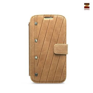 Zenus Galaxy S4 Prestige Neo Vintage Diary Vintage Brown