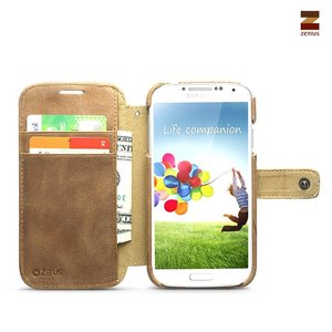 Zenus Galaxy S4 Prestige Neo Vintage Diary Vintage Brown