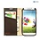 Zenus Galaxy S4 Prestige Square Croco Diary Donkerbruin