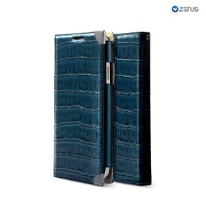 Zenus Galaxy S4 Prestige Square Croco Diary Marineblauw