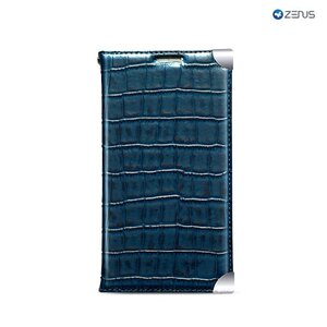 Zenus Galaxy S4 Prestige Square Croco Diary Marineblauw