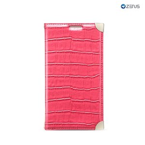 Zenus Galaxy S4 Prestige Square Croco Diary Roze