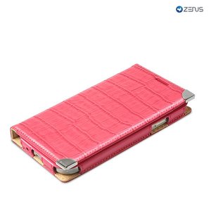 Zenus Galaxy S4 Prestige Square Croco Diary Roze