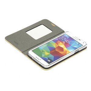 Avoc Galaxy S5 Bella Mirror Diary Avoc - Yellow