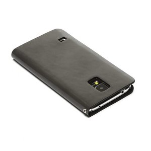 Avoc Galaxy S5 Curved Luna Diary Avoc - Dark Grey