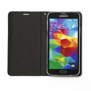 Avoc Galaxy S5 Curved Luna Diary Avoc - Dark Grey