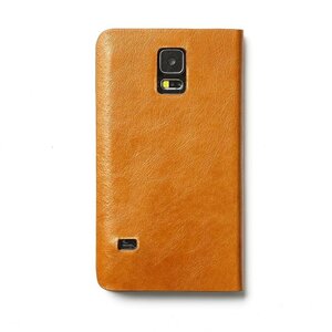 Zenus Galaxy S5 Masstige Curved Velo Diary - Camel