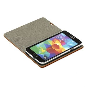 Zenus Galaxy S5 Masstige Curved Velo Diary - Camel