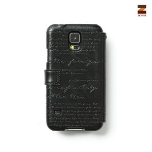 Zenus Galaxy S5 Masstige Lettering Diary - Black