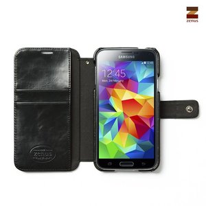 Zenus Galaxy S5 Masstige Lettering Diary - Black