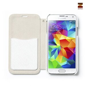 Zenus Galaxy S5 Prestige Minimal Diary - White