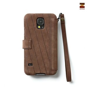 Zenus Galaxy S5 Prestige Neo Vintage Diary - Dark Brown