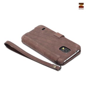 Zenus Galaxy S5 Prestige Neo Vintage Diary - Dark Brown