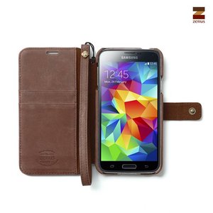 Zenus Galaxy S5 Prestige Neo Vintage Diary - Dark Brown