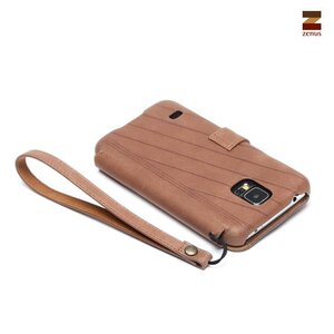 Zenus Galaxy S5 Prestige Neo Vintage Diary - Vintage Bruin