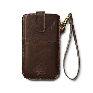 Zenus Galaxy S5 Vintage Hollywood Pouch - Dark Brown