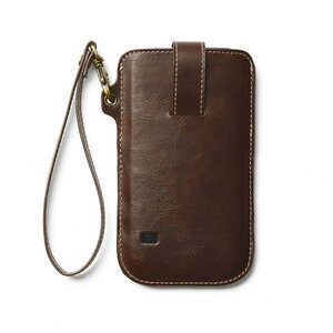 Zenus Galaxy S5 Vintage Hollywood Pouch - Dark Brown