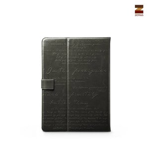 Zenus Galaxy Tab 3 10.1" Masstige Lettering Diary - Dark Grey