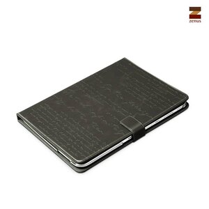 Zenus Galaxy Tab 3 10.1" Masstige Lettering Diary - Dark Grey