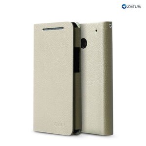 Zenus HTC One M7 Masstige E-Style Diary Series -Beige