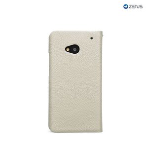 Zenus HTC One M7 Masstige E-Style Diary Series -Beige