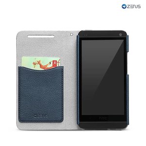 Zenus HTC One M7 Masstige E-Style Diary Series -Navy