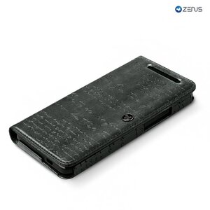 Zenus HTC One M7 Masstige Lettering Diary Series -Dark Grey