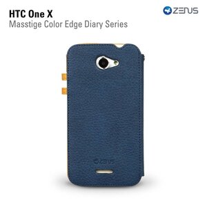 Zenus HTC One X Masstige Color Edge Diary Series -Navy