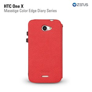 Zenus HTC One X Masstige Color Edge Diary Series -Red