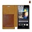 Zenus Huawei Ascend P6 Masstige Lettering Diary - Brown