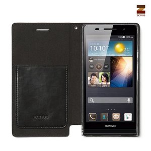 Zenus Huawei Ascend P6 Masstige Lettering Diary - Black