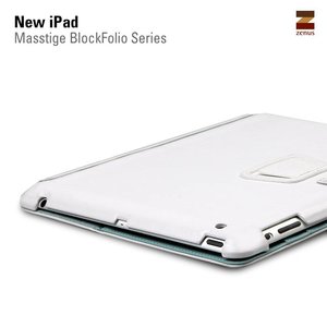 Zenus Ipad 2. 3 en 4 Masstige Block Folio Series - White