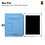 Zenus Ipad 2. 3 en 4 Masstige Color point Folio Series - Blue