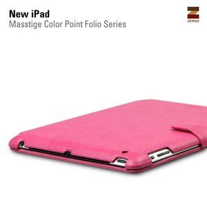 Zenus Ipad 2. 3 en 4 Masstige Color point Folio Series - Pink