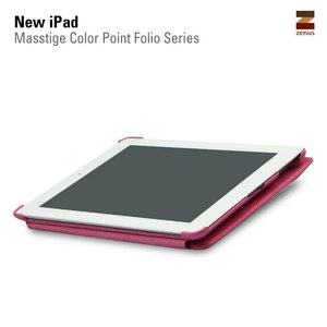 Zenus Ipad 2. 3 en 4 Masstige Color point Folio Series - Pink